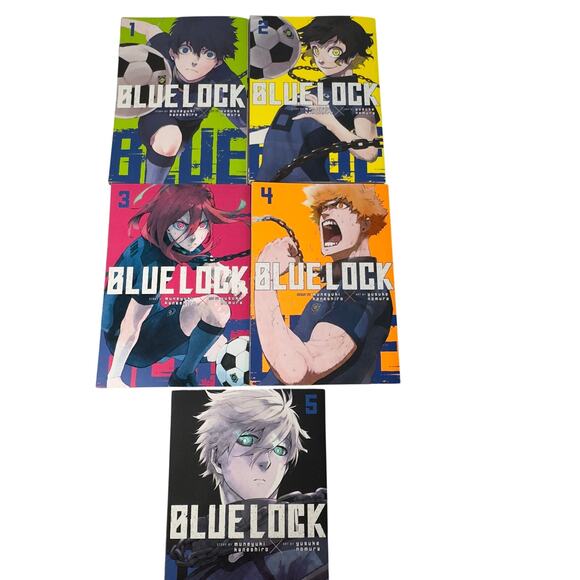 Blue Lock Manga Comic English Version Book Volume 1-5 - Picture 5 of 6